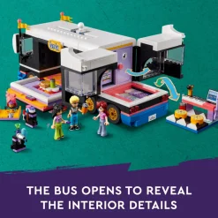 LEGO 42619 Friends Pop Star Music Tour Bus New