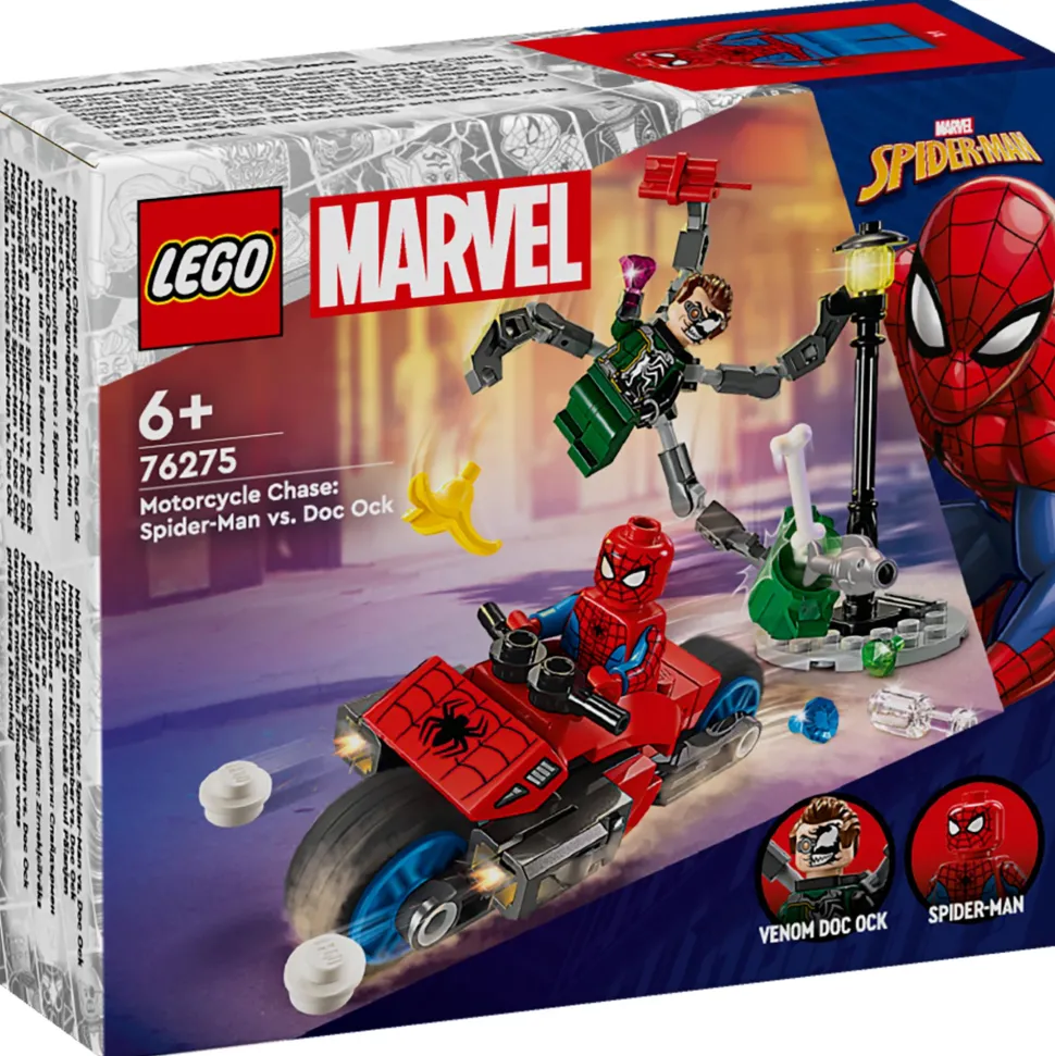 LEGO 76275 Marvel Motorcycle Chase: Spider-Man Vs. Doc Ock Flash Sale