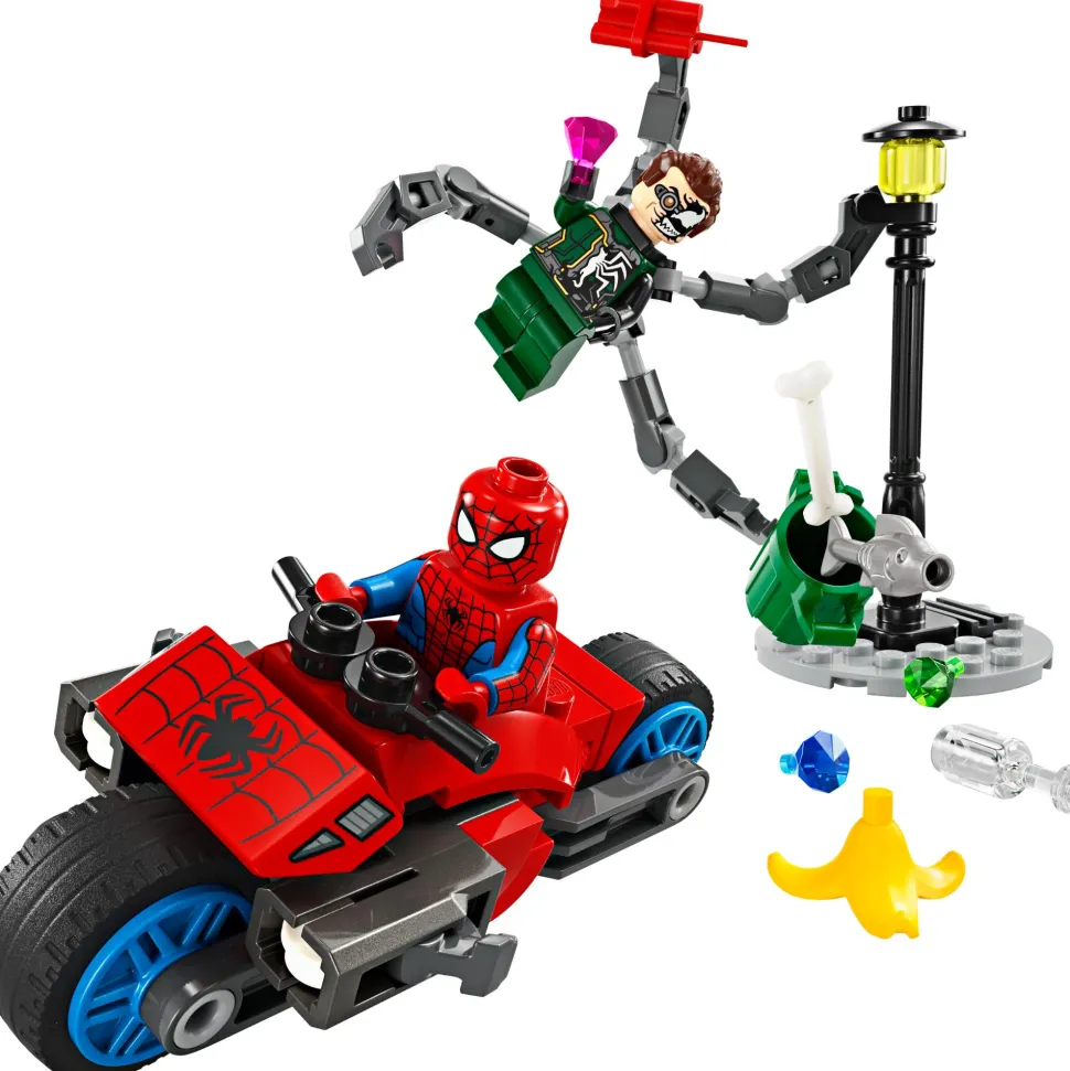 LEGO 76275 Marvel Motorcycle Chase: Spider-Man Vs. Doc Ock Flash Sale
