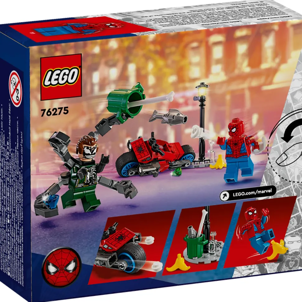 LEGO 76275 Marvel Motorcycle Chase: Spider-Man Vs. Doc Ock Flash Sale