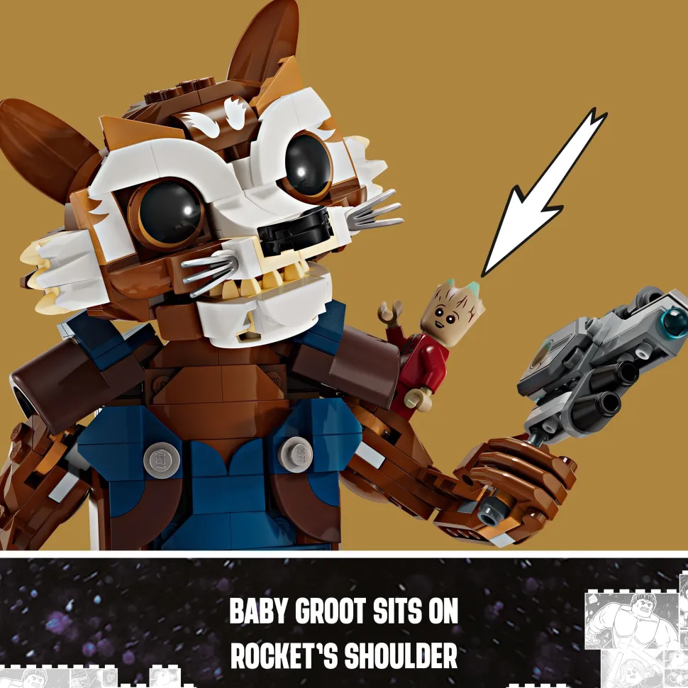 LEGO 76282 Marvel Rocket & Baby Groot Shop