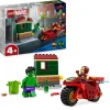 LEGO 76287 Marvel Super Heroes Iron Man With Bike And The Hulk Fashion