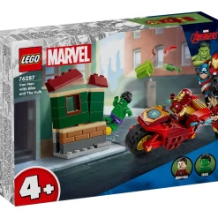 LEGO 76287 Marvel Super Heroes Iron Man With Bike And The Hulk Fashion