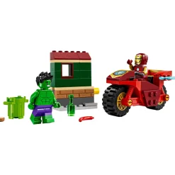 LEGO 76287 Marvel Super Heroes Iron Man With Bike And The Hulk Fashion