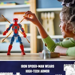 LEGO 76298 Marvel Super Heroes Iron Spider-Man Construction Figure Sale