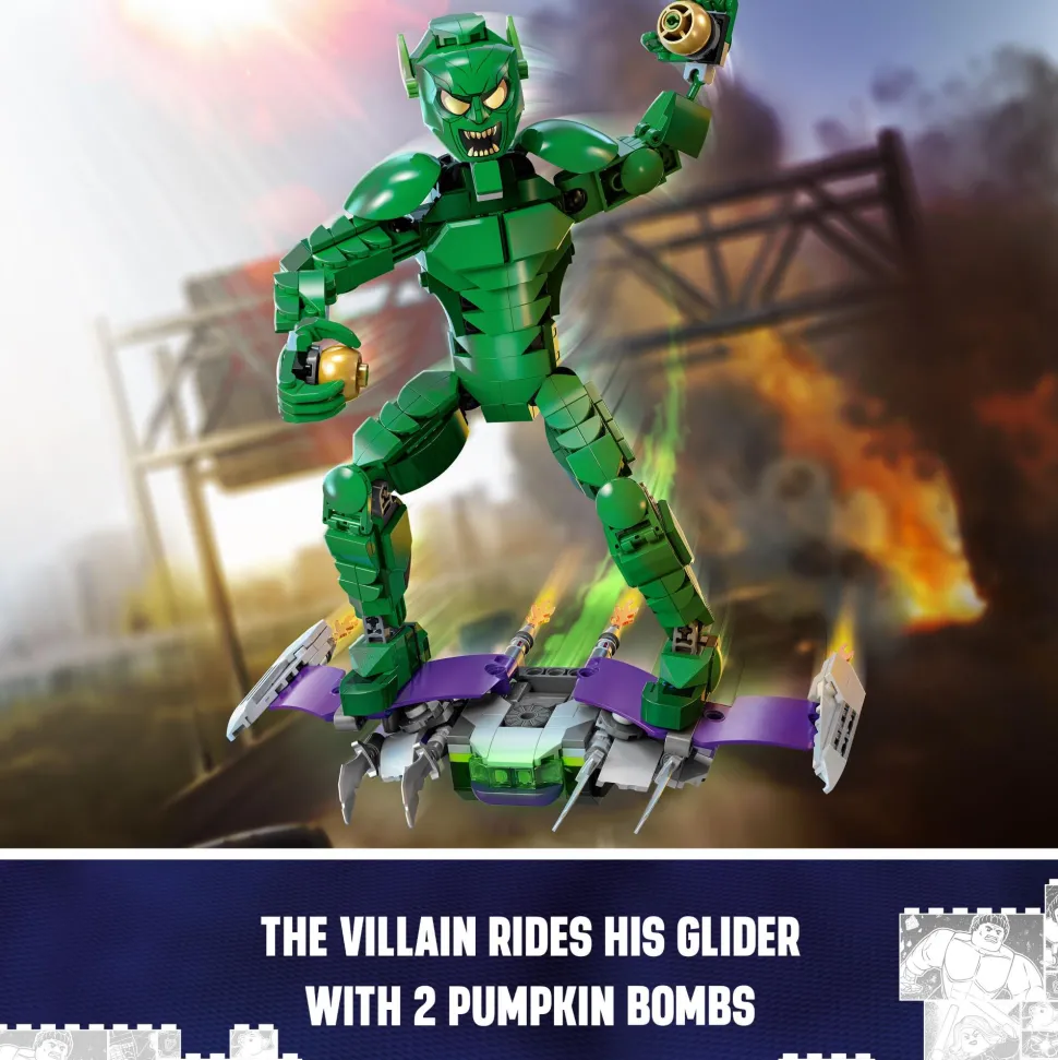 LEGO 76284 Marvel Super Heroes Green Goblin Construction Figure New