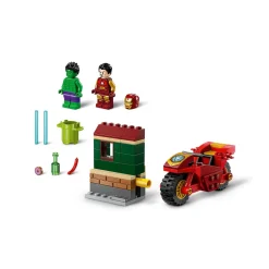 LEGO 76287 Marvel Super Heroes Iron Man With Bike And The Hulk Fashion