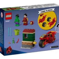LEGO 76287 Marvel Super Heroes Iron Man With Bike And The Hulk Fashion