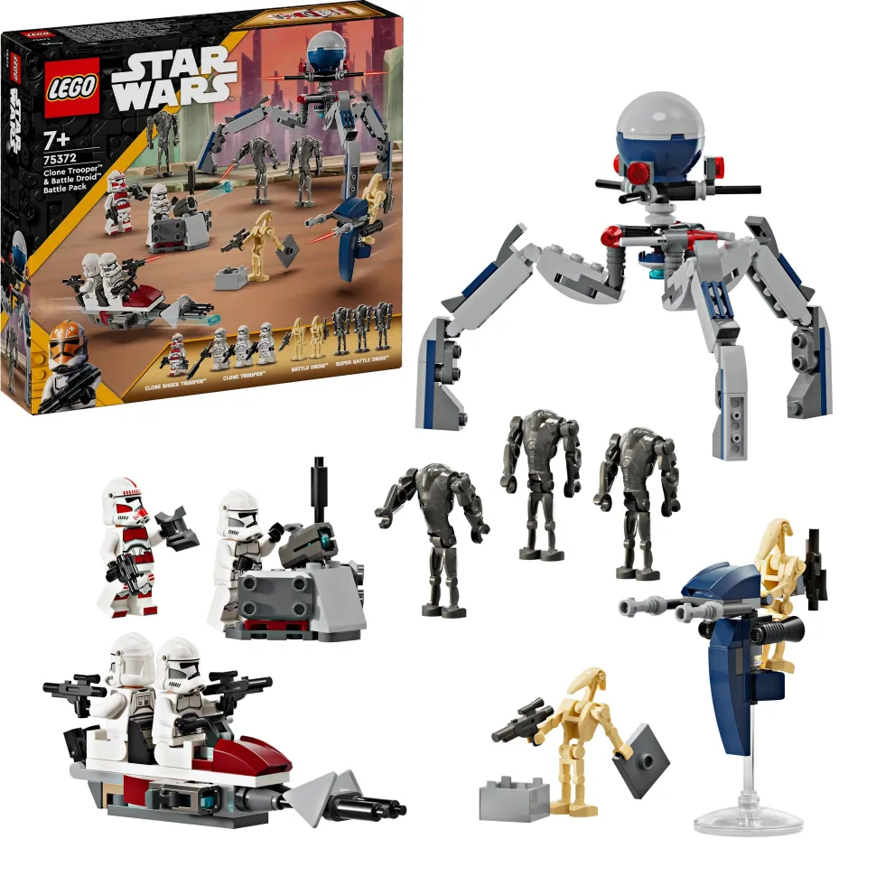 LEGO 75372 Star Wars Clone Trooper & Battle Droid Battle Pack Online