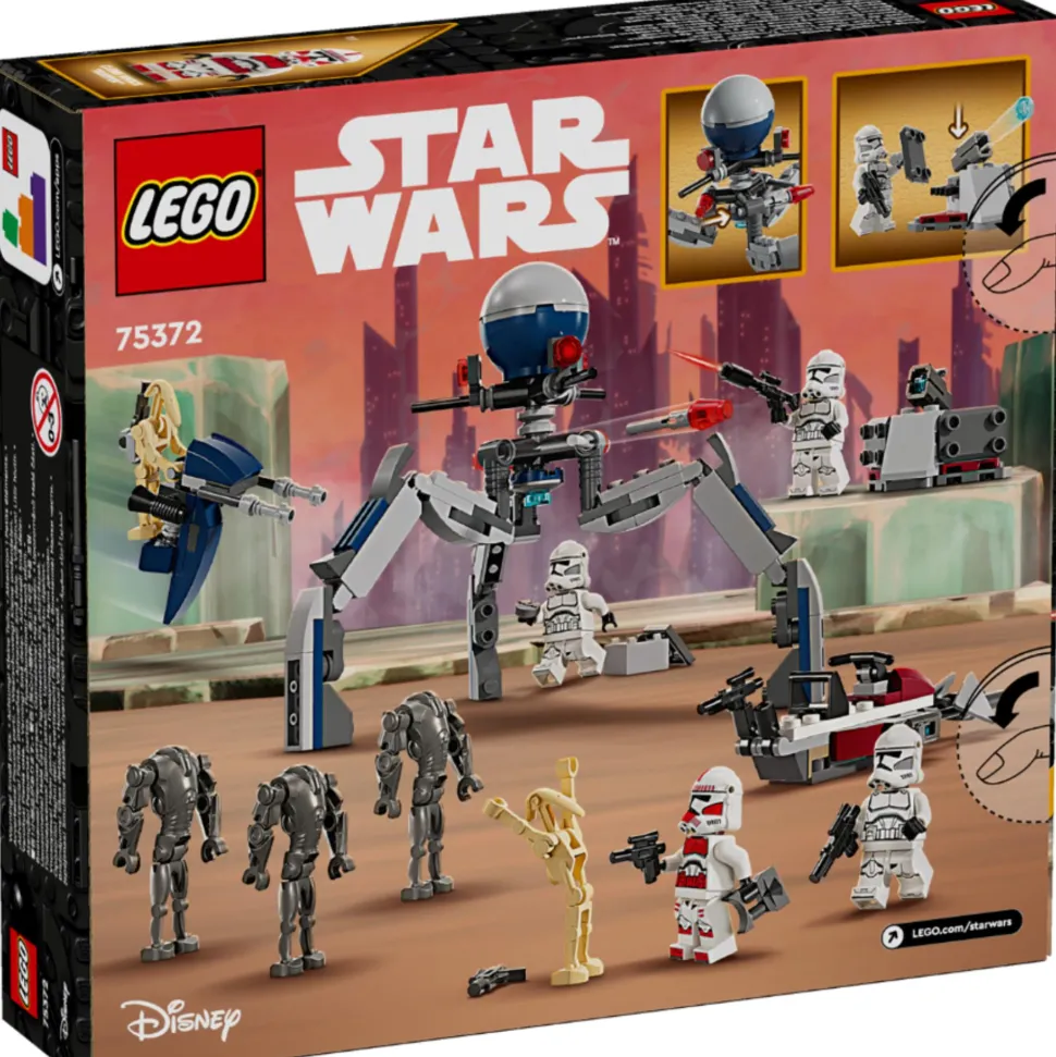 LEGO 75372 Star Wars Clone Trooper & Battle Droid Battle Pack Online