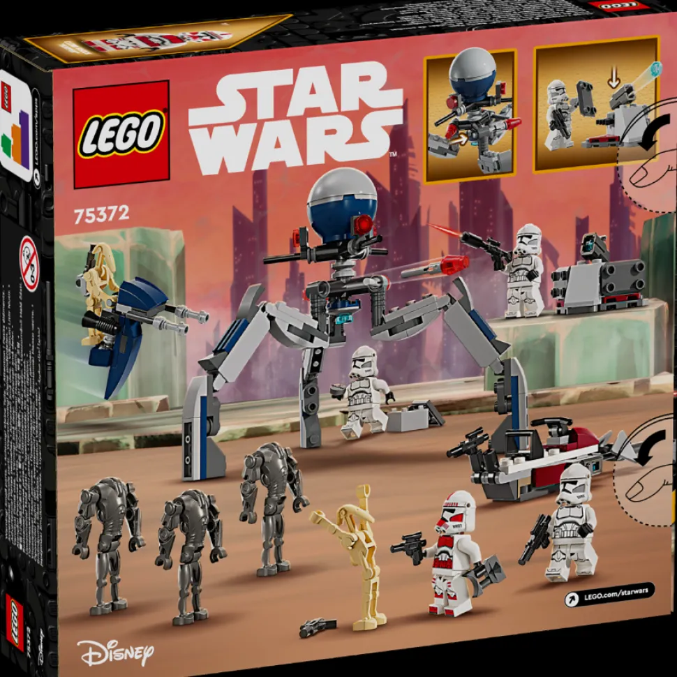 LEGO 75372 Star Wars Clone Trooper & Battle Droid Battle Pack Online