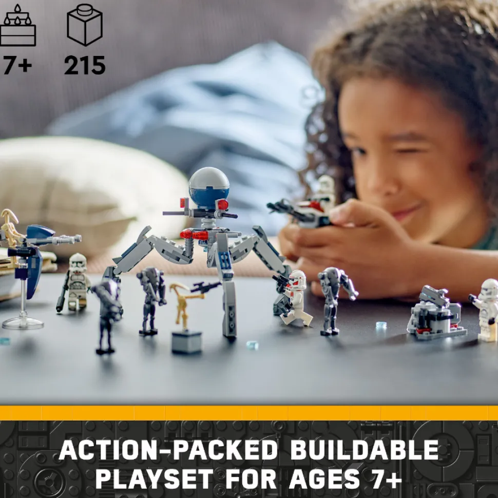 LEGO 75372 Star Wars Clone Trooper & Battle Droid Battle Pack Online