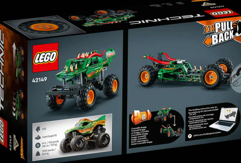 LEGO 42149 Technic Monster Jam Dragon Cheap