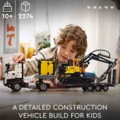 LEGO 42175 Technic Volvo Fmx Truck & Ec230 Electric Excavator Cheap