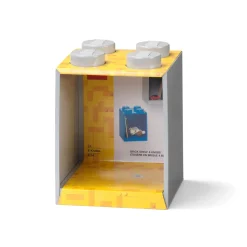 LEGO Brick Shelf 4 Knobs Grey Store
