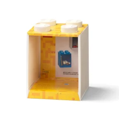 LEGO Brick Shelf 4 Knobs White Clearance
