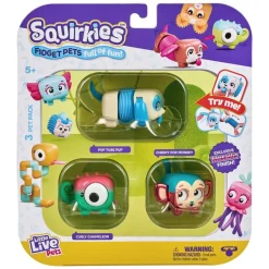 Little Live Pets Squirkies Fidget Pets 3 Pack Series 1 Metallic Cheeky Monkey Fashion