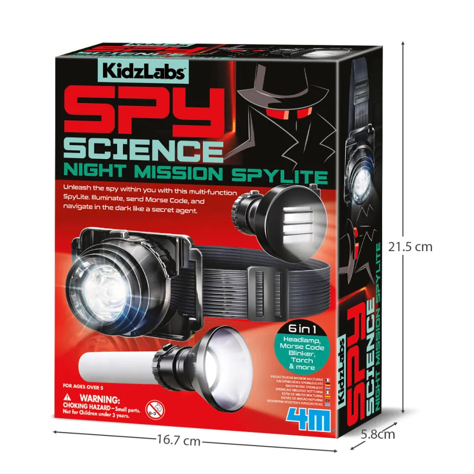 4M - Kidzlabs - Spy Science Night Mission Spylite Shop