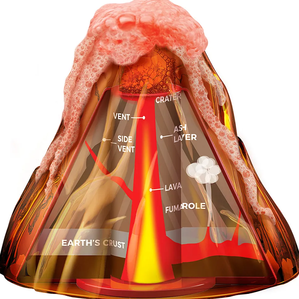 4M - Kidzlabs - Table-Top Volcano New