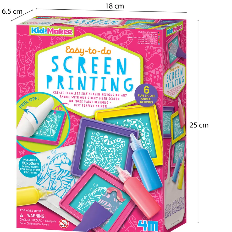 4M - Kidzmaker - Easy-To-Do Screen Printing Flash Sale
