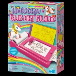 4M - Kidzmaker - Unicorn Rub Art Studio Discount