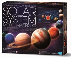 4M 3-Dimensional Glow-In-The-Dark Solar System Model Making Kit Best