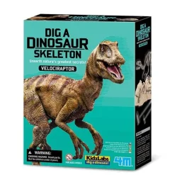 4M Kidz Labs Dinosaur Excavation Kit Velociraptor Outlet