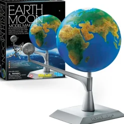 4M Kidz Labs Earth Moon Model Making Kit New