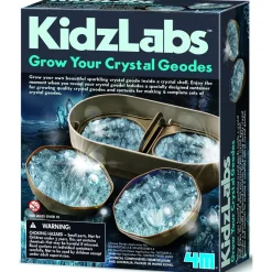 4M Kidz Labs Grow Your Own Crystal Geodes Flash Sale