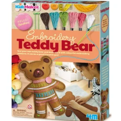 4M Kidz Maker Embroidery Teddy Bear Discount