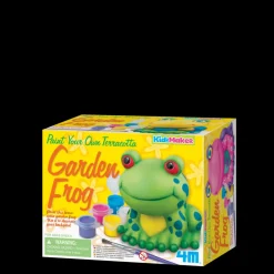 4M Kidz Maker Paint Your Own Terracotta Garden Frog Store