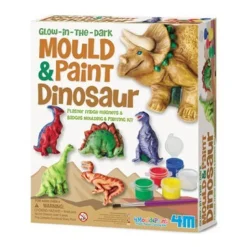 4M Mould & Paint Glow-In-The-Dark Dinosaur Shop
