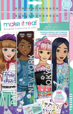 Disney Make It Real Sketchbook-City Style Sale