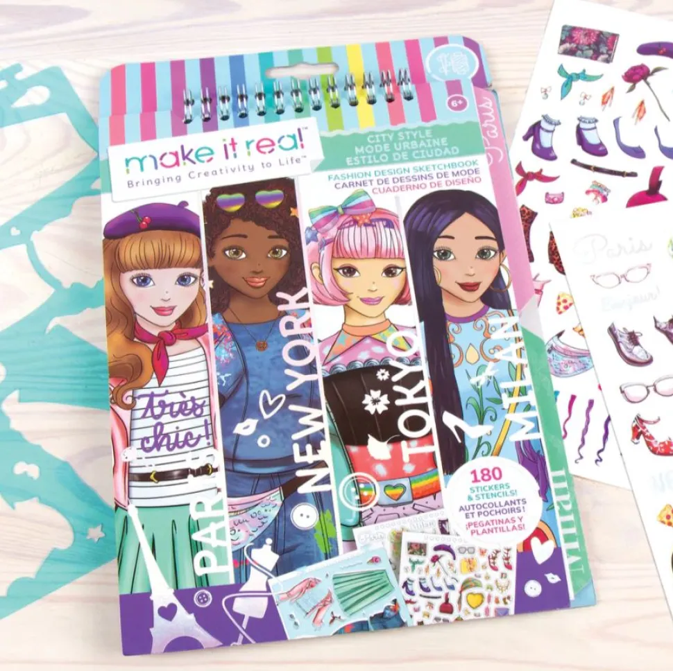 Disney Make It Real Sketchbook-City Style Sale