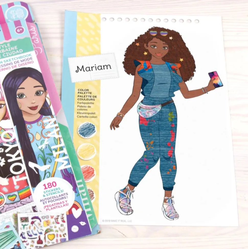 Disney Make It Real Sketchbook-City Style Sale