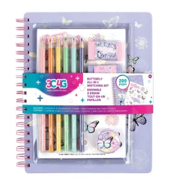 3C4G Make It Real Three Cheers For Girls Butterfly All-In-1 Sketching Set Fashion