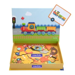mierEdu Magnetic Art Case- Vehicles Best