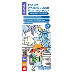 mierEdu Pocket Watercolour Painting Book - Around The World Discount