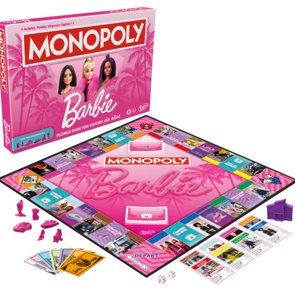 Monopoly Barbie Edition Board Game Flash Sale