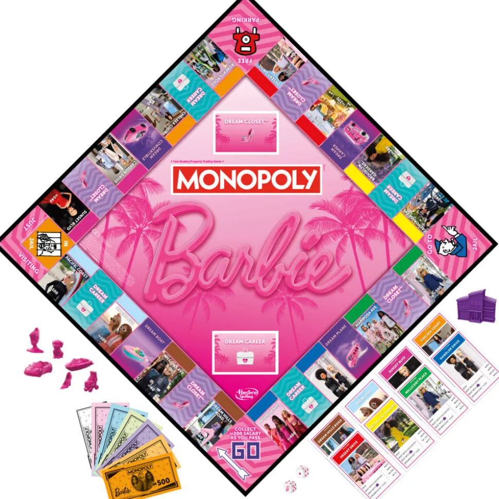Monopoly Barbie Edition Board Game Flash Sale