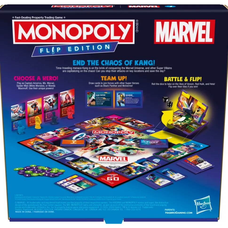 Monopoly Flip Edition: Marvel Online