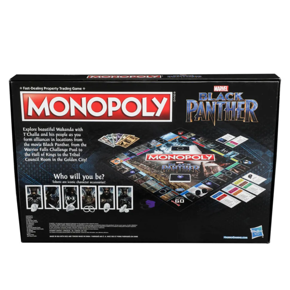 Hasbro Gaming Monopoly Marvel Black Panther 2 Edition Clearance