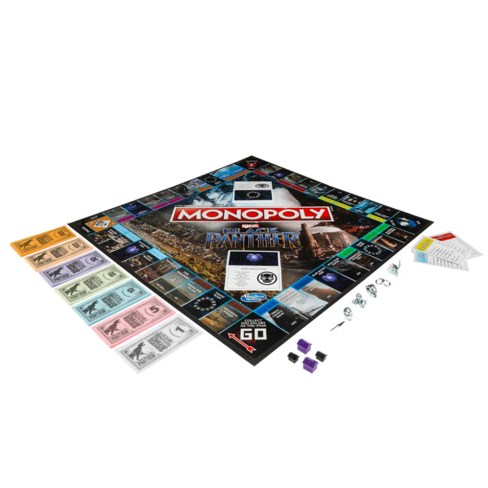 Hasbro Gaming Monopoly Marvel Black Panther 2 Edition Clearance