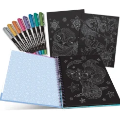 Nebulous Stars Black Pages Colouring Book - Isadora Cheap