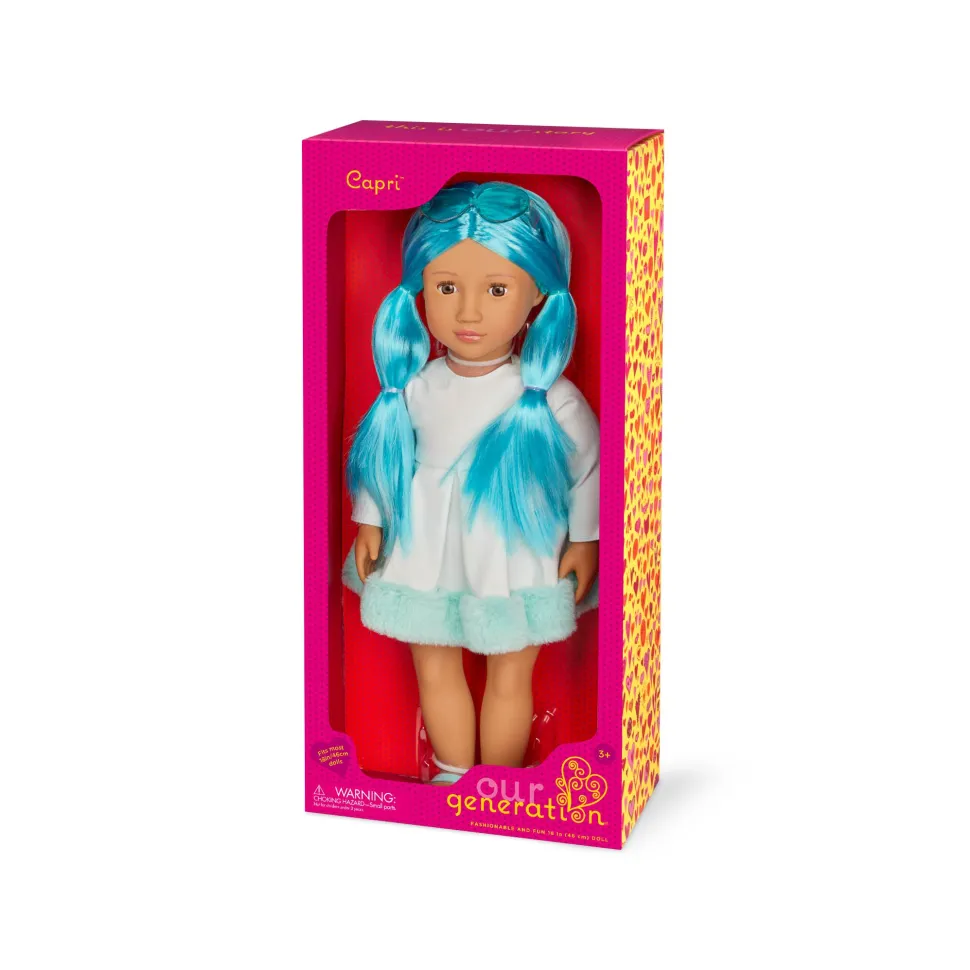 Our Generation 18 Inch Regular Doll With Multicoloured Hair Capri Best Sale