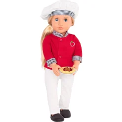 Our Generation 18" Professional Chef Doll Chiara Hot