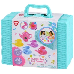 Playgo Toys Ent Ltd Playgo Toys Ent. Ltd. Battery Operated Musical Tea Set Basket Shop