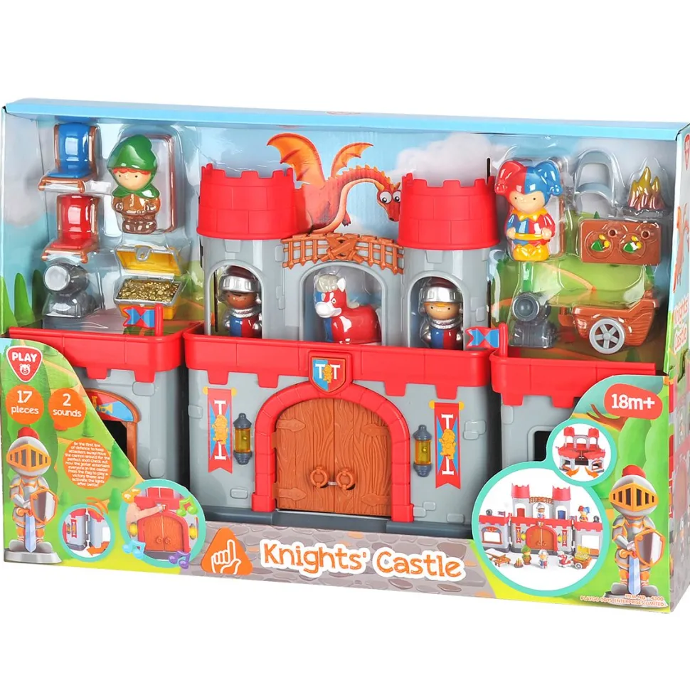 Playgo Toys Ent Ltd Playgo Toys Ent. Ltd. Battery Operated 17Pieces Knights Castle Outlet