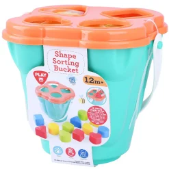 Playgo Toys Ent Ltd Playgo Toys Ent. Ltd. Shape Sorting Bucket 12 Piece Cheap