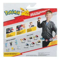 Pokemon Clip N Go Poke Ball Belt Set - Great Ball & Net Ball With Squirtle #1 Outlet